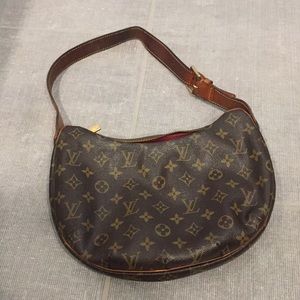 LV Vintage Half Moon Handbag.